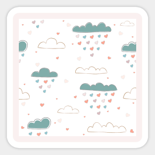 Heavy Heart Rain Sticker